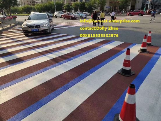 رنگین اینٹی سکڈ سرفیسنگ کی ترقی اور اطلاق
